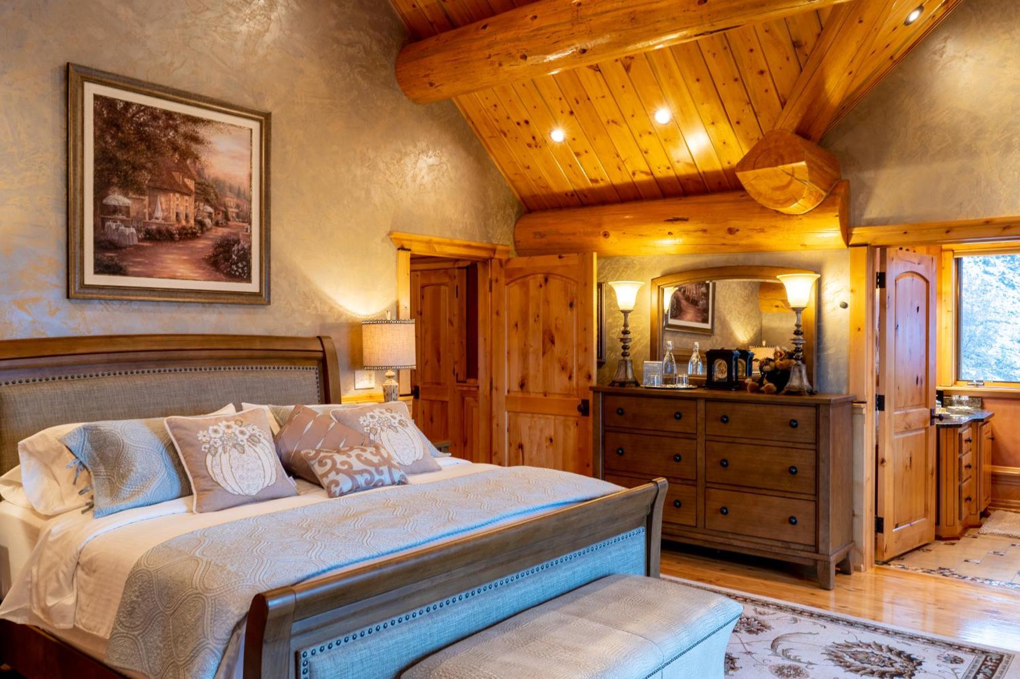 Coyote Bluff Estate Bed and Breakfast Somers Kamer foto